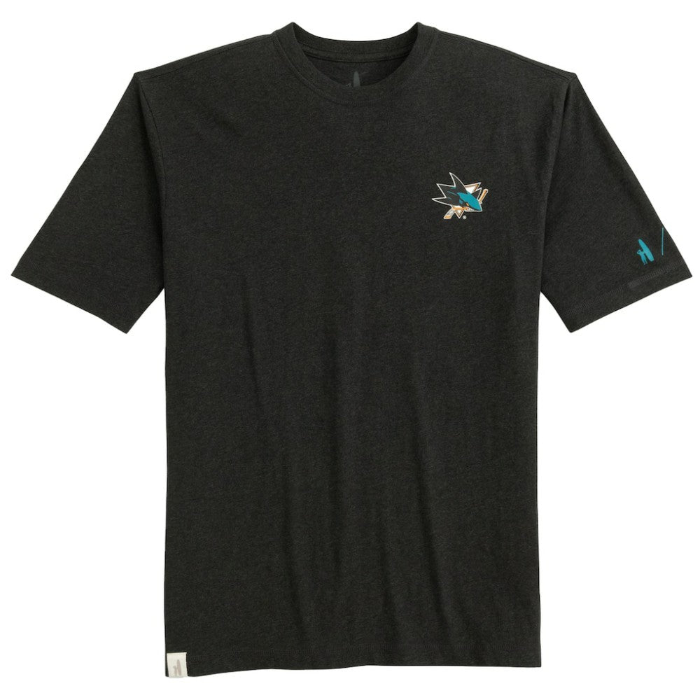 San Jose Sharks johnnie-O Heathered Spencer T-Shirt - Charcoal - NHL 202116616