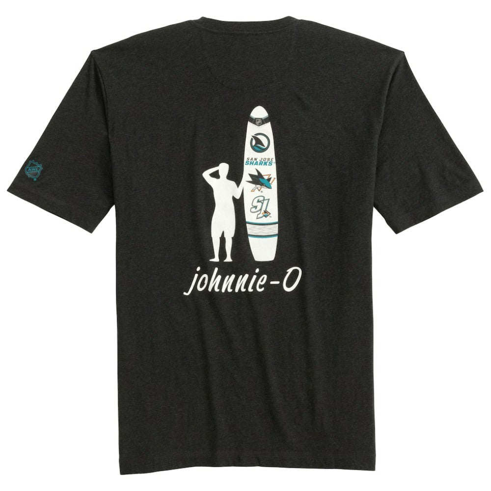 San Jose Sharks johnnie-O Heathered Spencer T-Shirt - Charcoal - NHL 202116616