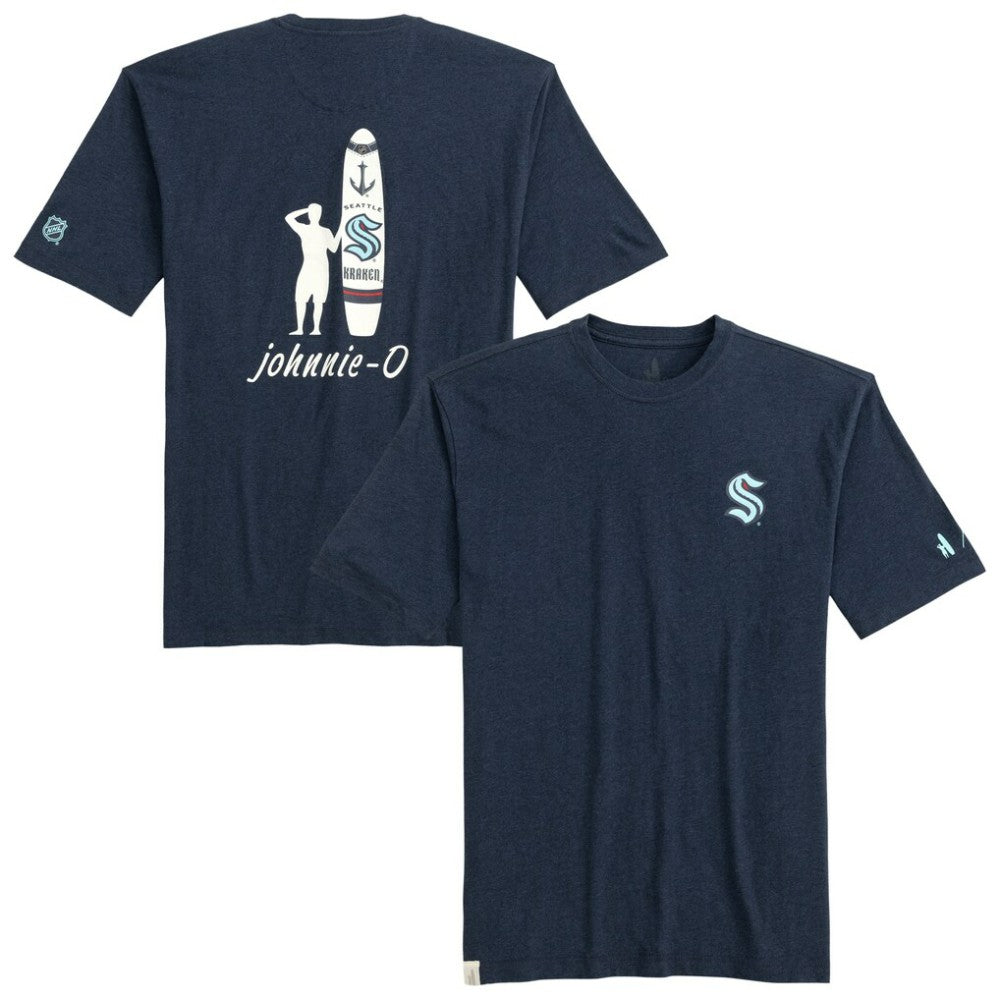 Seattle Kraken johnnie-O Heathered Spencer T-Shirt - Navy - NHL 202116618