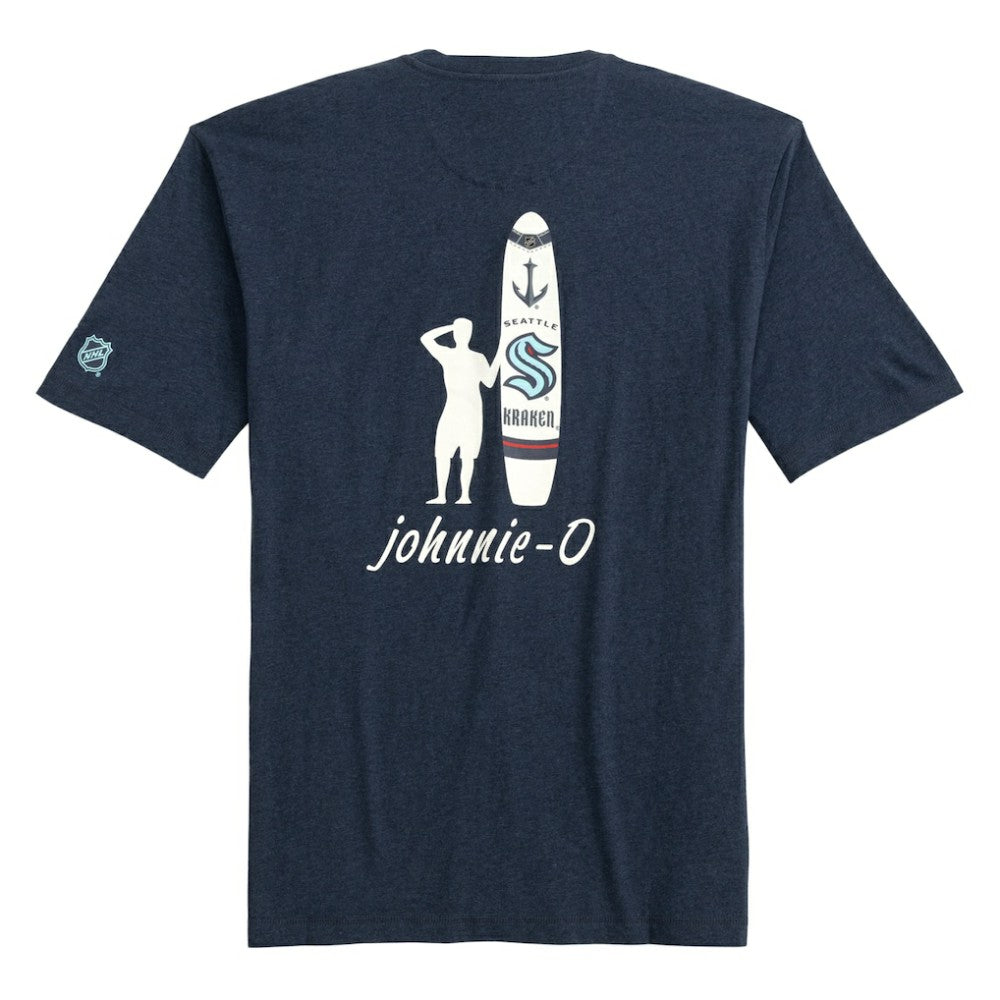 Seattle Kraken johnnie-O Heathered Spencer T-Shirt - Navy - NHL 202116618