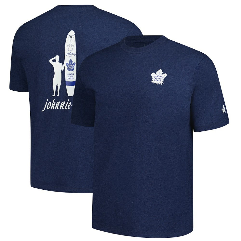 Toronto Maple Leafs johnnie-O Heathered Spencer T-Shirt - Navy - NHL 202116619