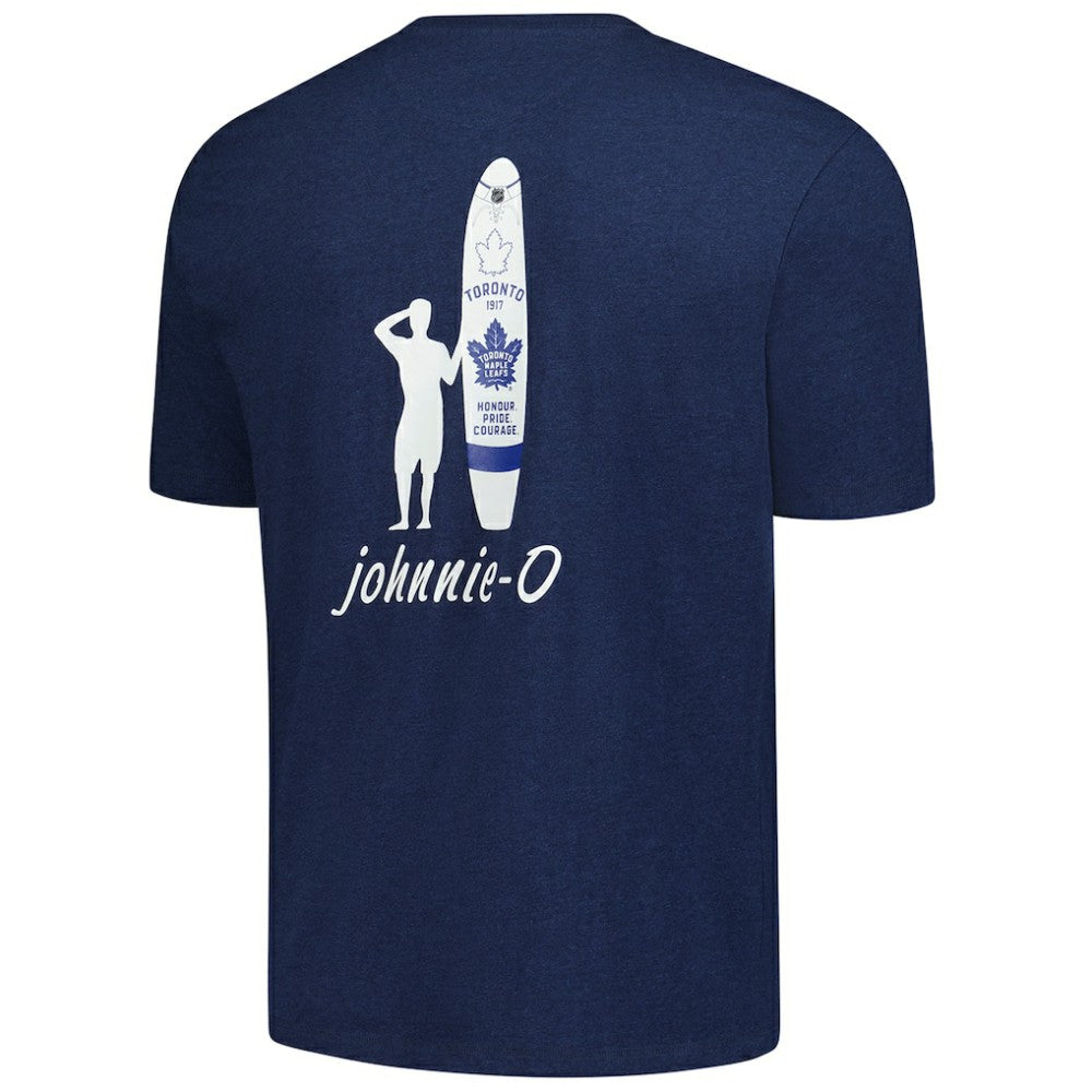 Toronto Maple Leafs johnnie-O Heathered Spencer T-Shirt - Navy - NHL 202116619