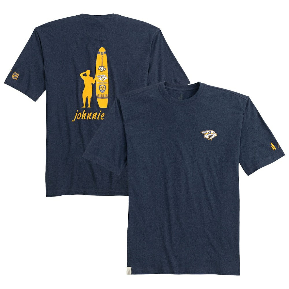 Nashville Predators johnnie-O Heathered Spencer T-Shirt - Navy - NHL 202116624