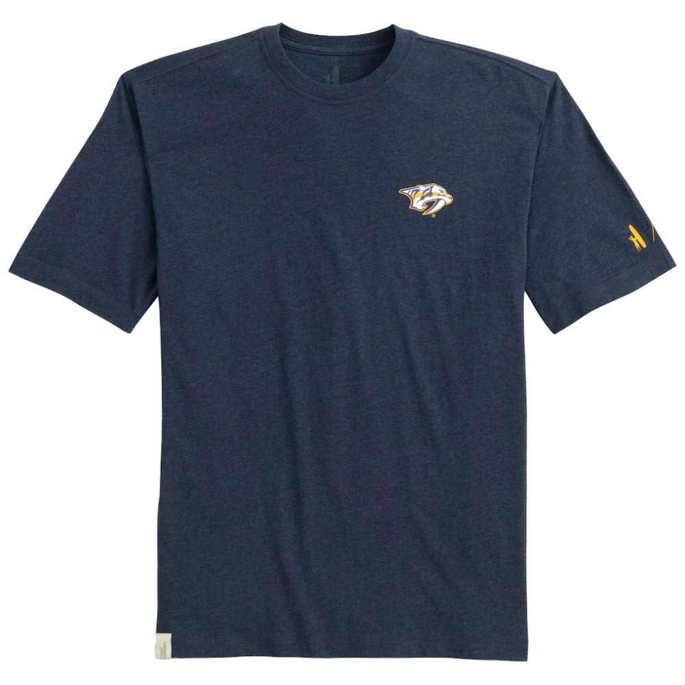 Nashville Predators johnnie-O Heathered Spencer T-Shirt - Navy - NHL 202116624