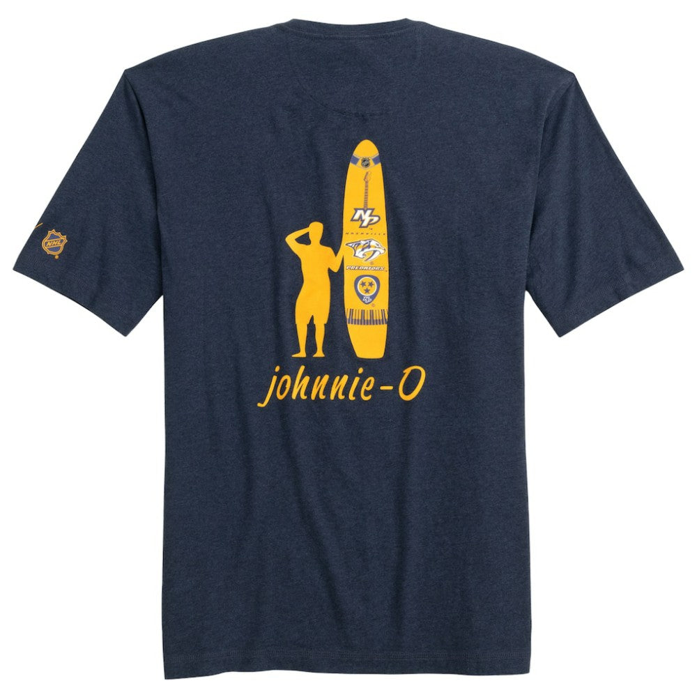 Nashville Predators johnnie-O Heathered Spencer T-Shirt - Navy - NHL 202116624