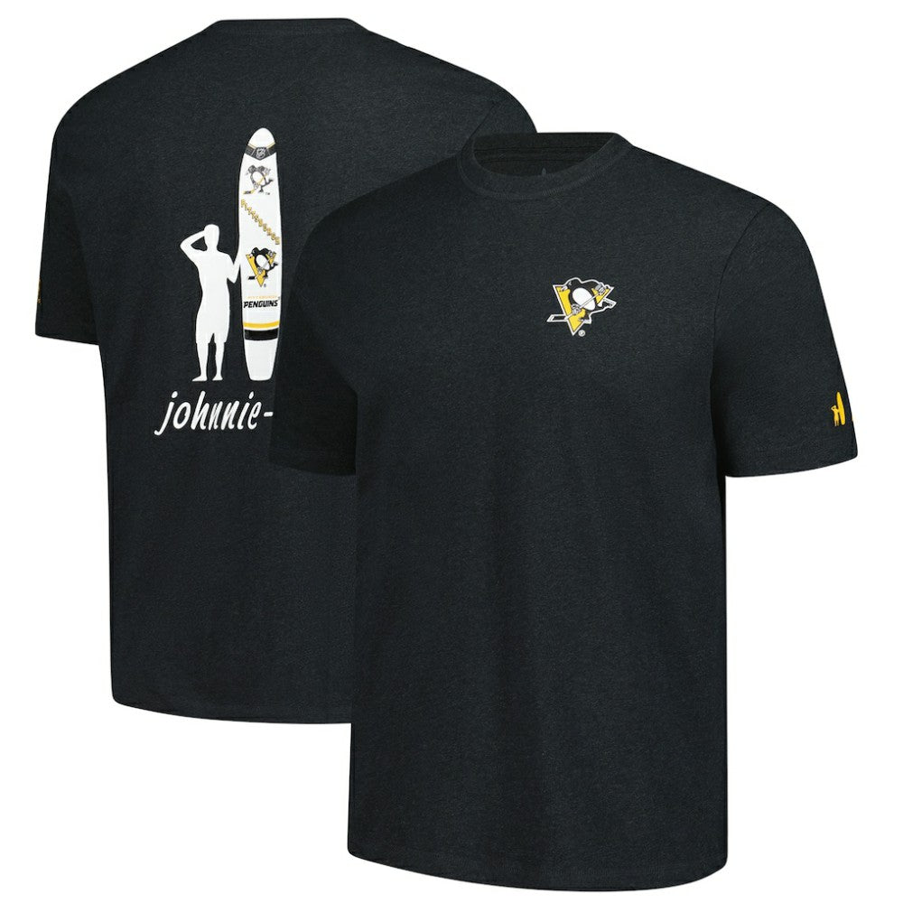 Pittsburgh Penguins johnnie-O Heathered Spencer T-Shirt - Charcoal - NHL 202116625