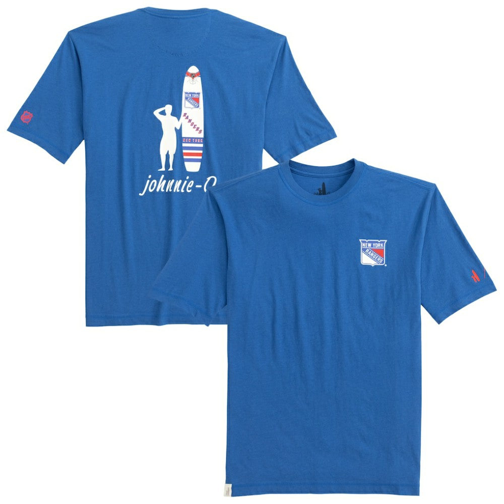 New York Rangers johnnie-O Heathered Spencer T-Shirt - Blue - NHL 202116626