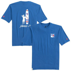 New York Rangers johnnie-O Heathered Spencer T-Shirt - Blue - NHL 202116626