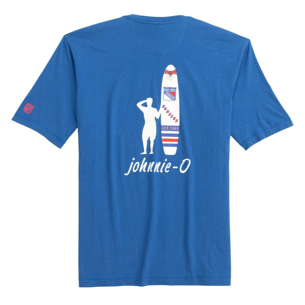 New York Rangers johnnie-O Heathered Spencer T-Shirt - Blue - NHL 202116626