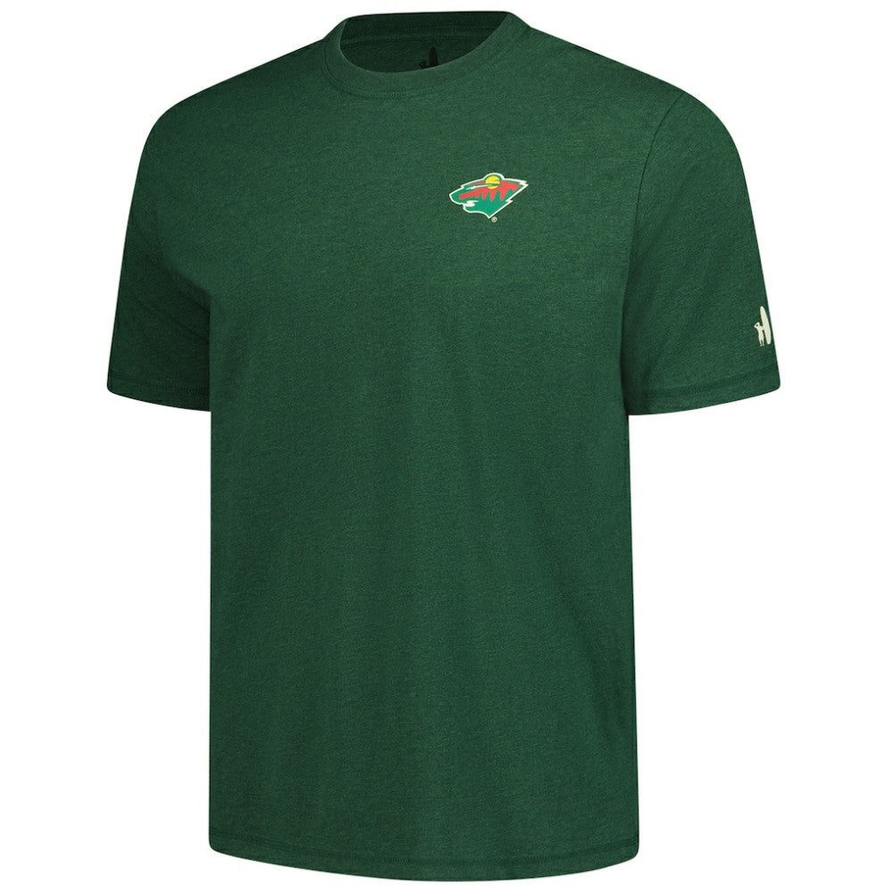 Minnesota Wild johnnie-O Heathered Spencer T-Shirt - Green - NHL 202116628