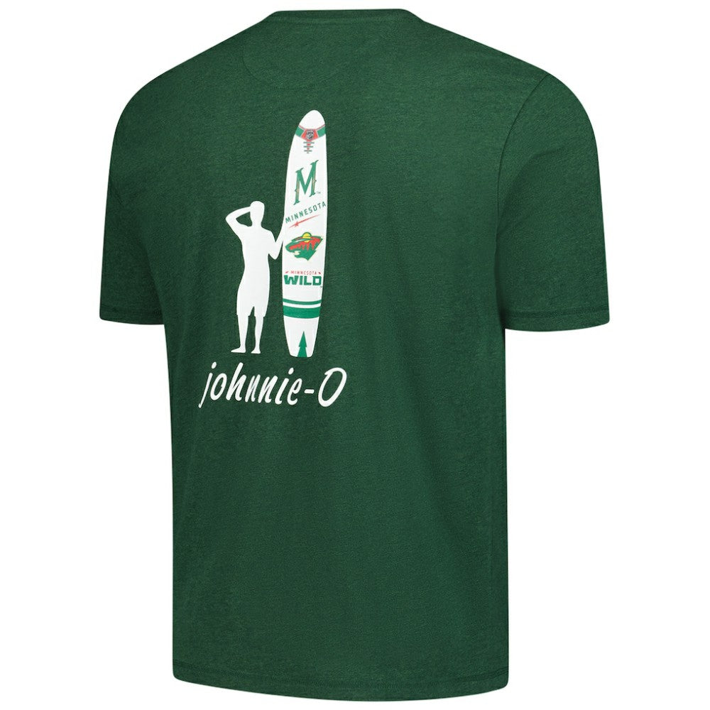 Minnesota Wild johnnie-O Heathered Spencer T-Shirt - Green - NHL 202116628