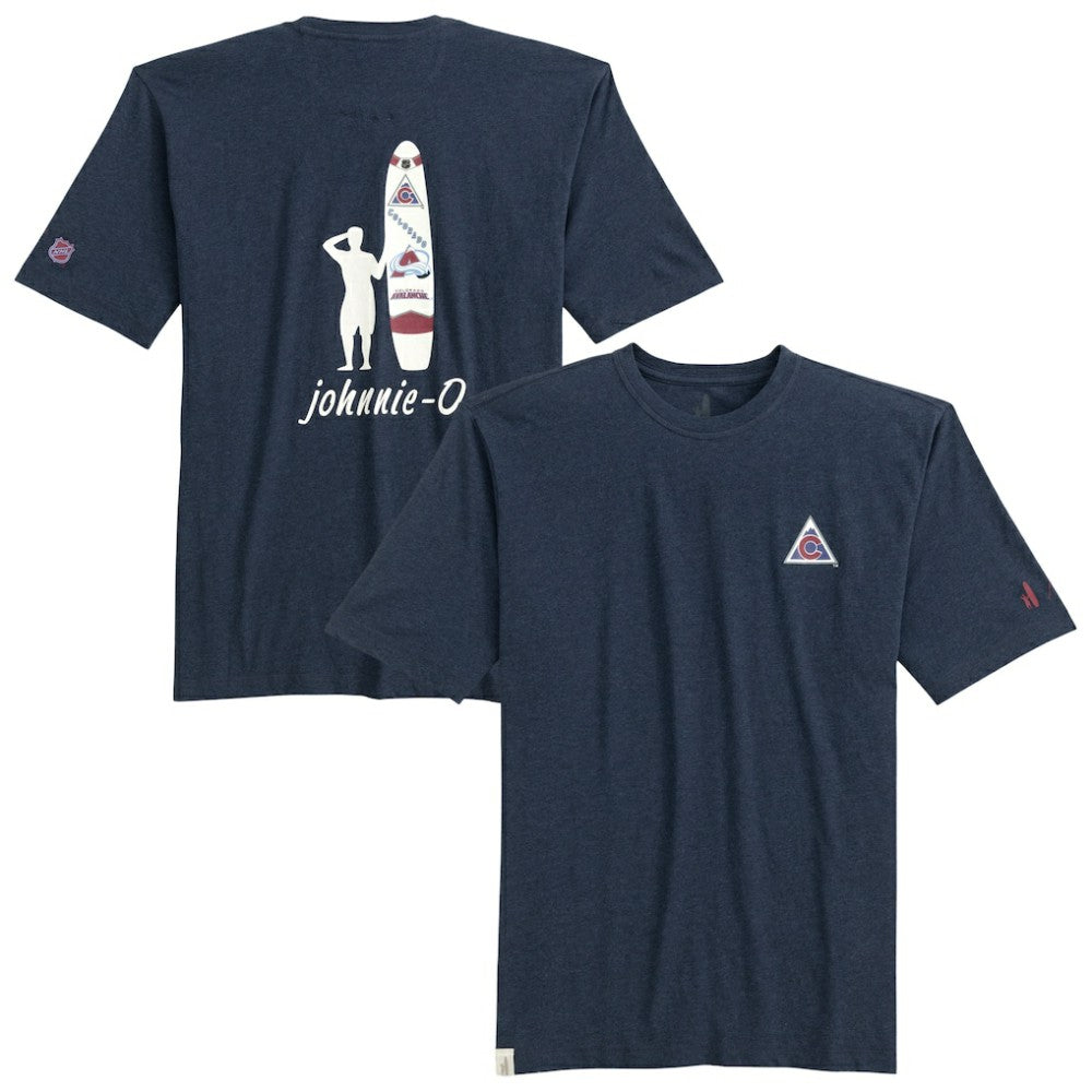 Colorado Avalanche johnnie-O Heathered Spencer T-Shirt - Dark Grey - NHL 202116629