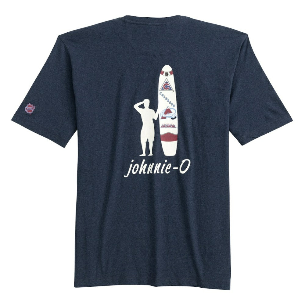 Colorado Avalanche johnnie-O Heathered Spencer T-Shirt - Dark Grey - NHL 202116629
