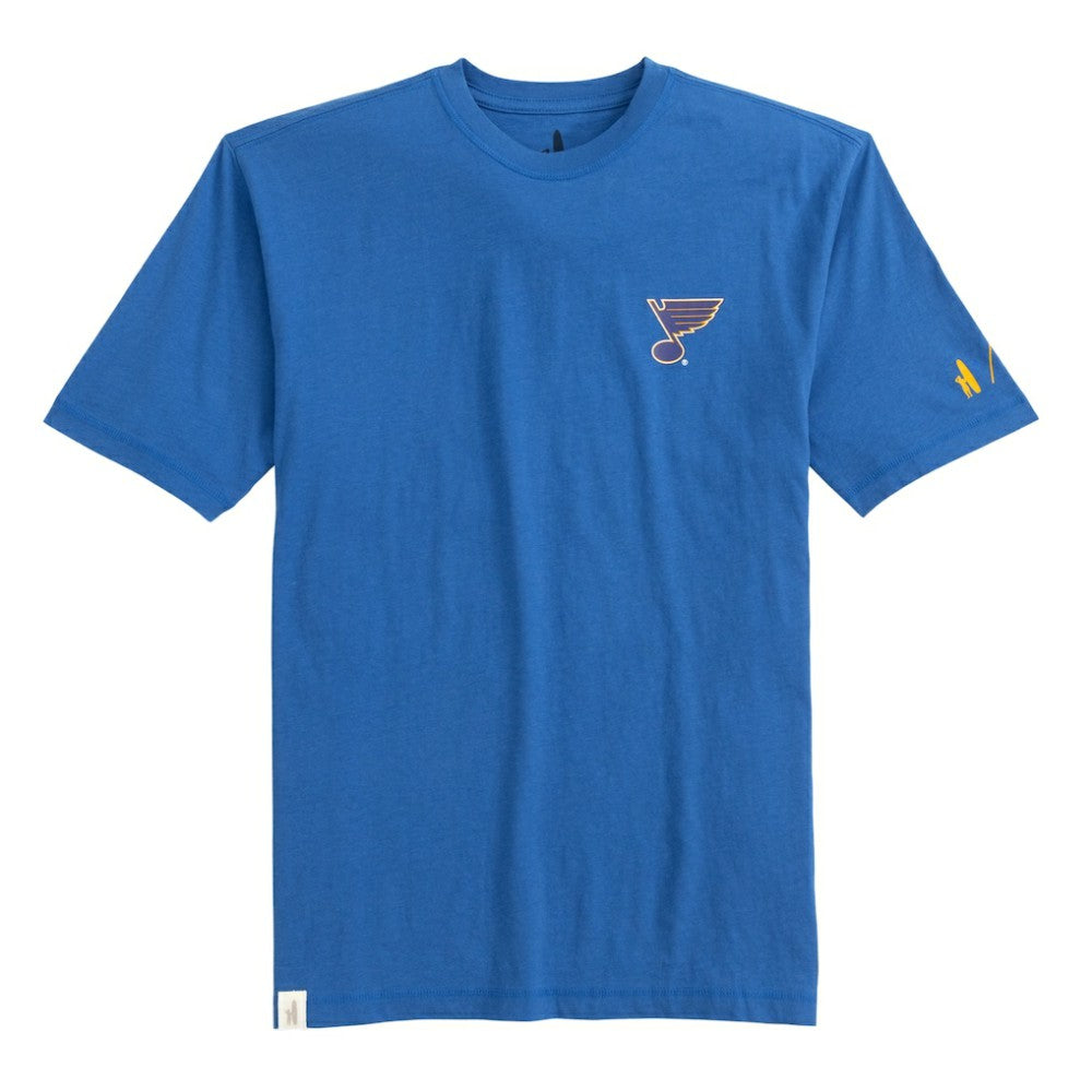 St. Louis Blues johnnie-O Heathered Spencer T-Shirt - Blue - NHL 202116630