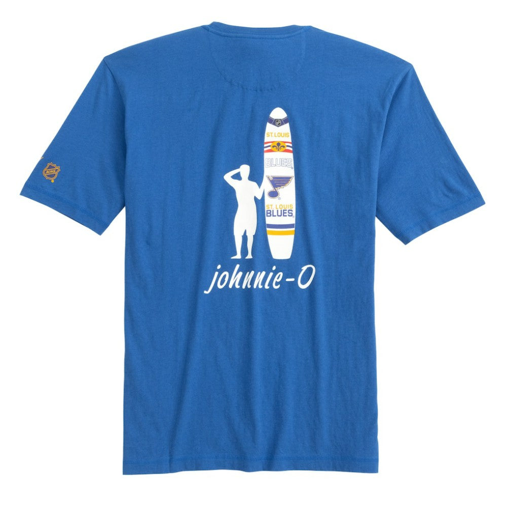 St. Louis Blues johnnie-O Heathered Spencer T-Shirt - Blue - NHL 202116630