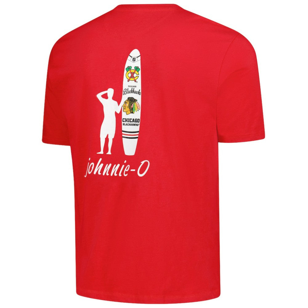 Chicago Blackhawks johnnie-O Heathered Spencer T-Shirt - Red - NHL 202116631