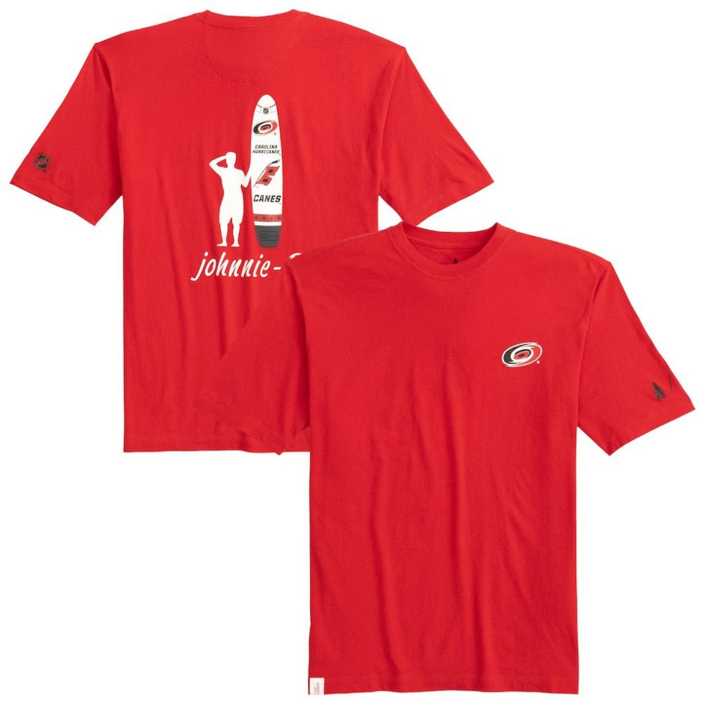 Carolina Hurricanes johnnie-O Heathered Spencer T-Shirt - Red - NHL 202116637