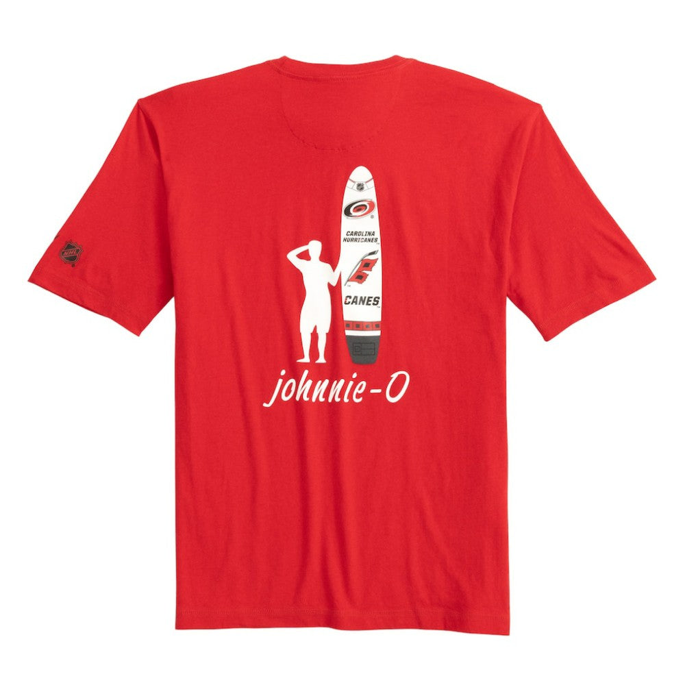 Carolina Hurricanes johnnie-O Heathered Spencer T-Shirt - Red - NHL 202116637
