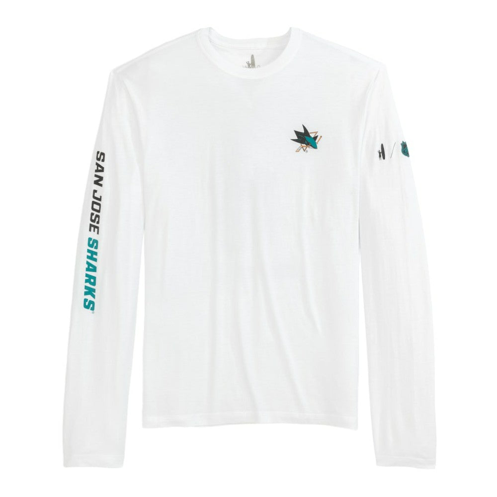 San Jose Sharks johnnie-O Adam Long Sleeve T-Shirt - White - NHL 202116638