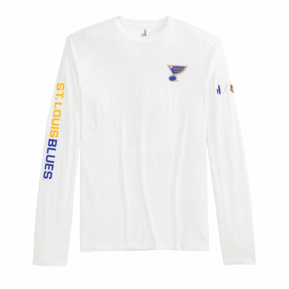 St. Louis Blues johnnie-O Adam Long Sleeve T-Shirt - White - NHL 202116642