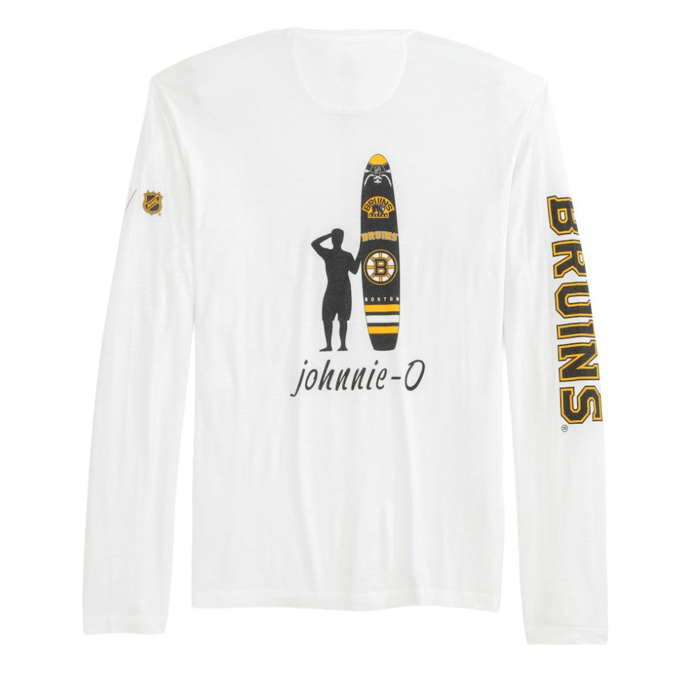 Boston Bruins johnnie-O Adam Long Sleeve T-Shirt - White - NHL 202116643