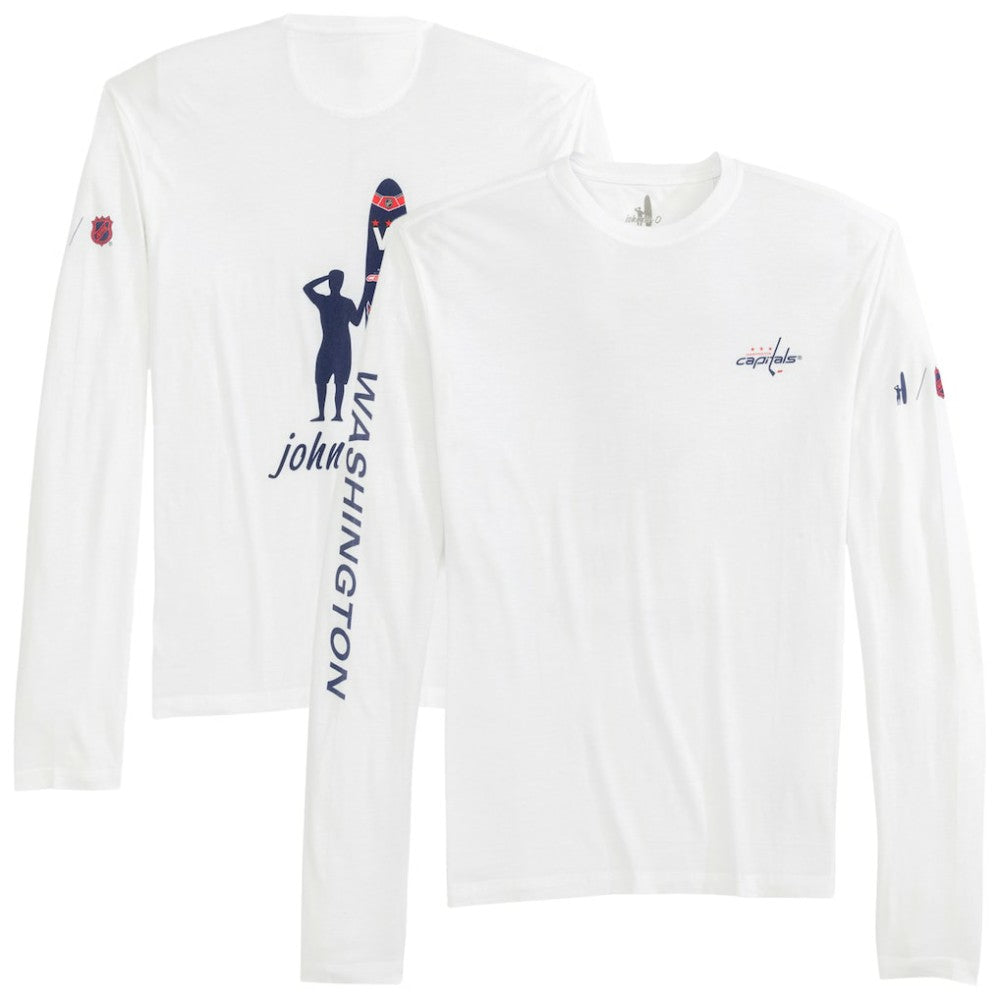 Washington Capitals johnnie-O Adam Long Sleeve T-Shirt - White - NHL 202116644