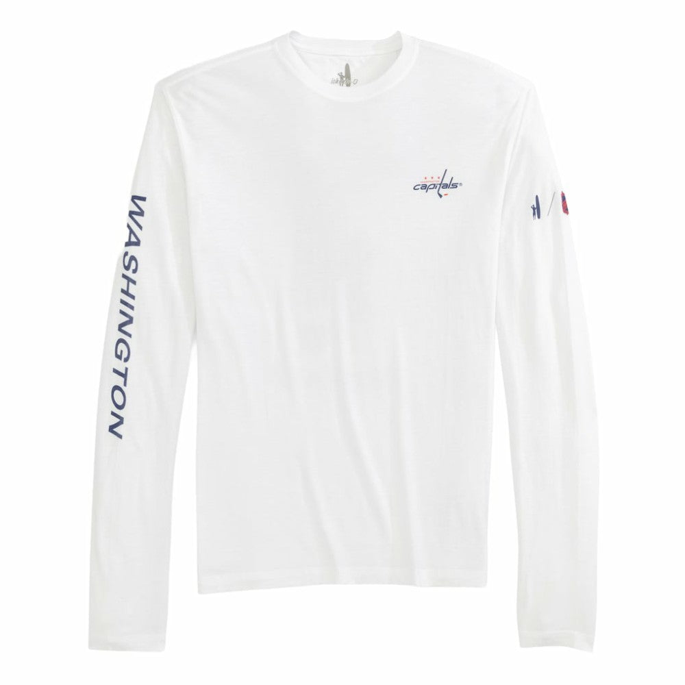 Washington Capitals johnnie-O Adam Long Sleeve T-Shirt - White - NHL 202116644