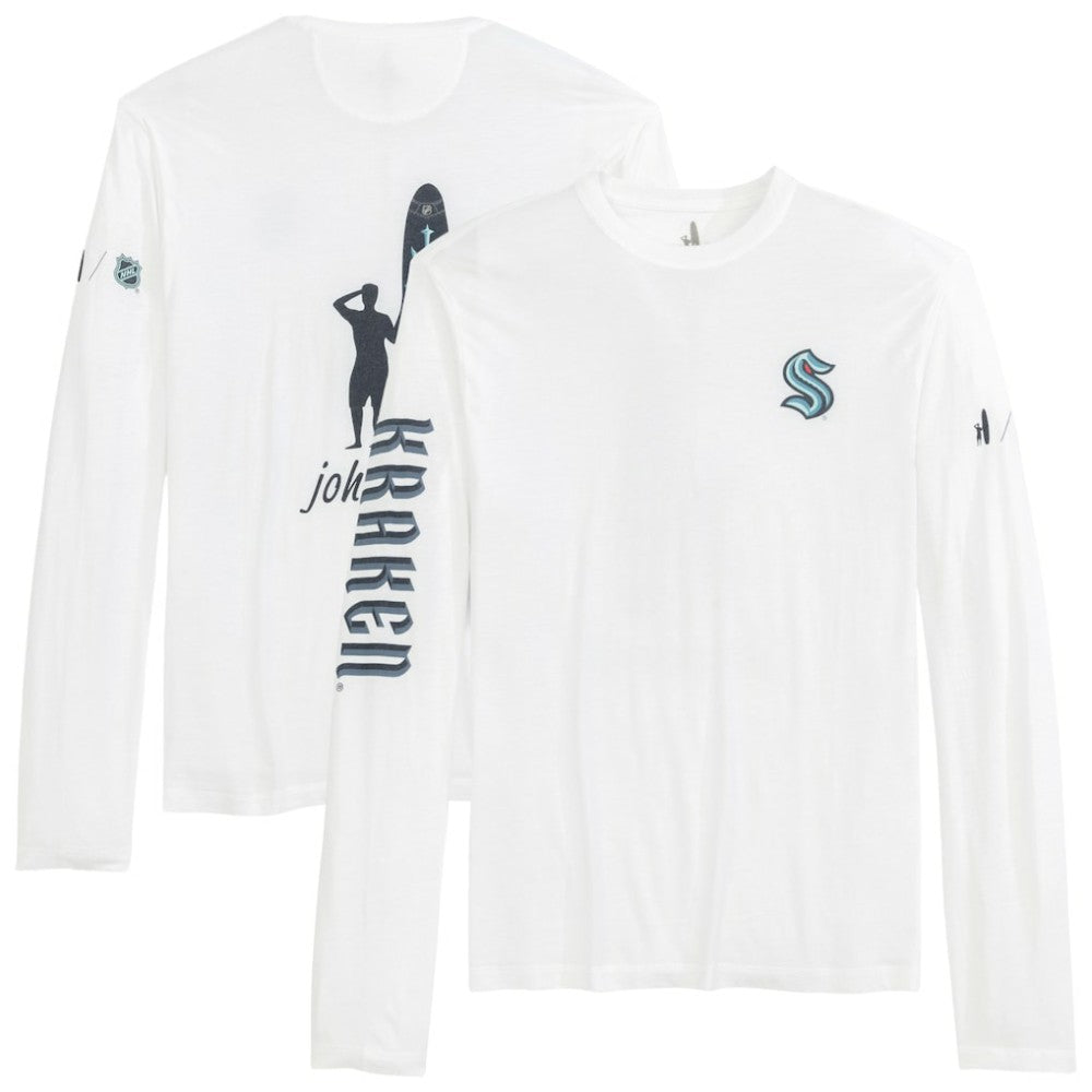 Seattle Kraken johnnie-O Adam Long Sleeve T-Shirt - White - NHL 202116647