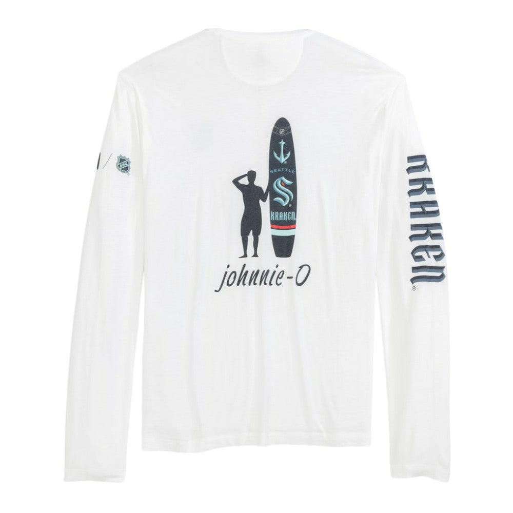 Seattle Kraken johnnie-O Adam Long Sleeve T-Shirt - White - NHL 202116647