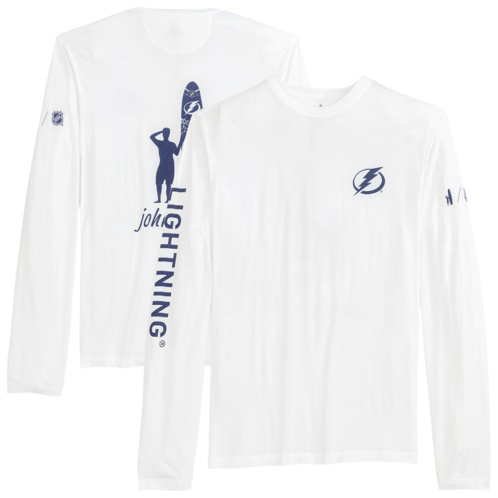 Tampa Bay Lightning johnnie-O Adam Long Sleeve T-Shirt - White - NHL 202116648