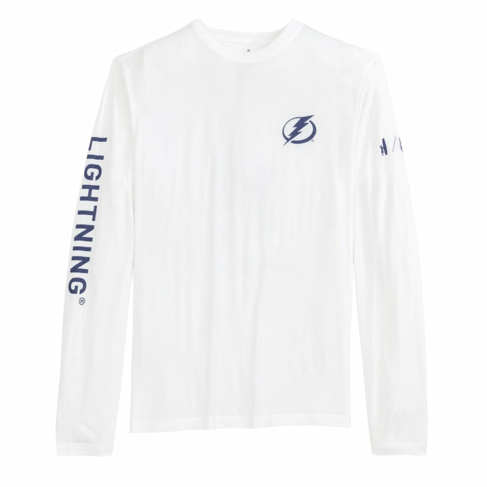 Tampa Bay Lightning johnnie-O Adam Long Sleeve T-Shirt - White - NHL 202116648