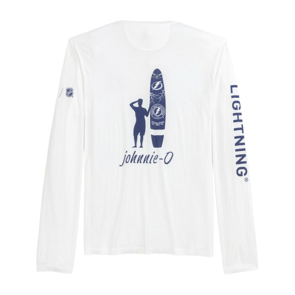 Tampa Bay Lightning johnnie-O Adam Long Sleeve T-Shirt - White - NHL 202116648