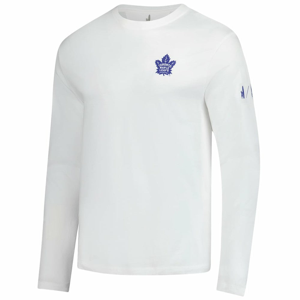 Toronto Maple Leafs johnnie-O Adam Long Sleeve T-Shirt - White - NHL 202116650
