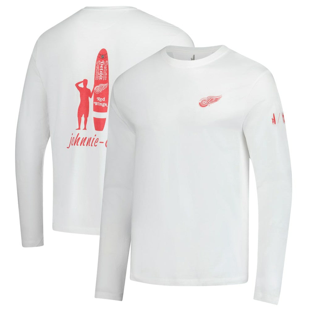 Detroit Red Wings johnnie-O Adam Long Sleeve T-Shirt - White - NHL 202116651