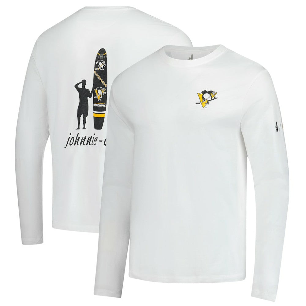 Pittsburgh Penguins johnnie-O Adam Long Sleeve T-Shirt - White - NHL 202116655