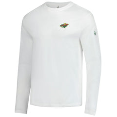 Minnesota Wild johnnie-O Adam Long Sleeve T-Shirt - White - NHL 202116657