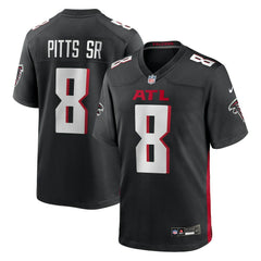 Nike Kyle Pitts Sr. Atlanta Falcons Team Game Jersey Black