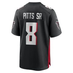 Nike Kyle Pitts Sr. Atlanta Falcons Team Game Jersey Black