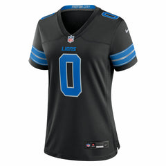 Nike Jahmyr Gibbs Detroit Lions Women's 2nd Alternate Game Player Jersey Black