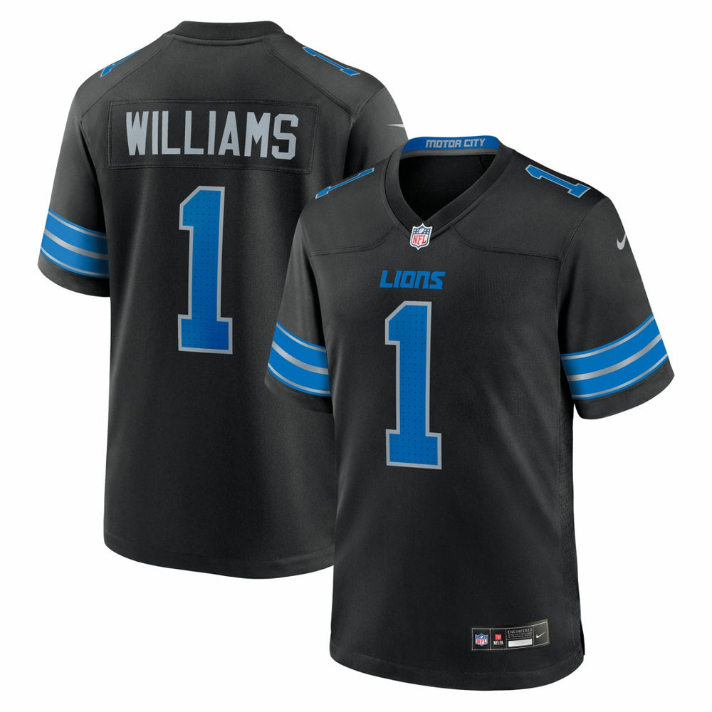 Nike Jameson Williams Detroit Lions Alternate Game Player Jersey Black