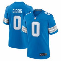 Nike Jahmyr Gibbs Detroit Lions Game Player Jersey Blue