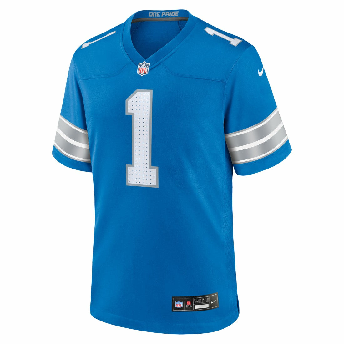 Nike Jameson Williams Detroit Lions Game Player Jersey Blue