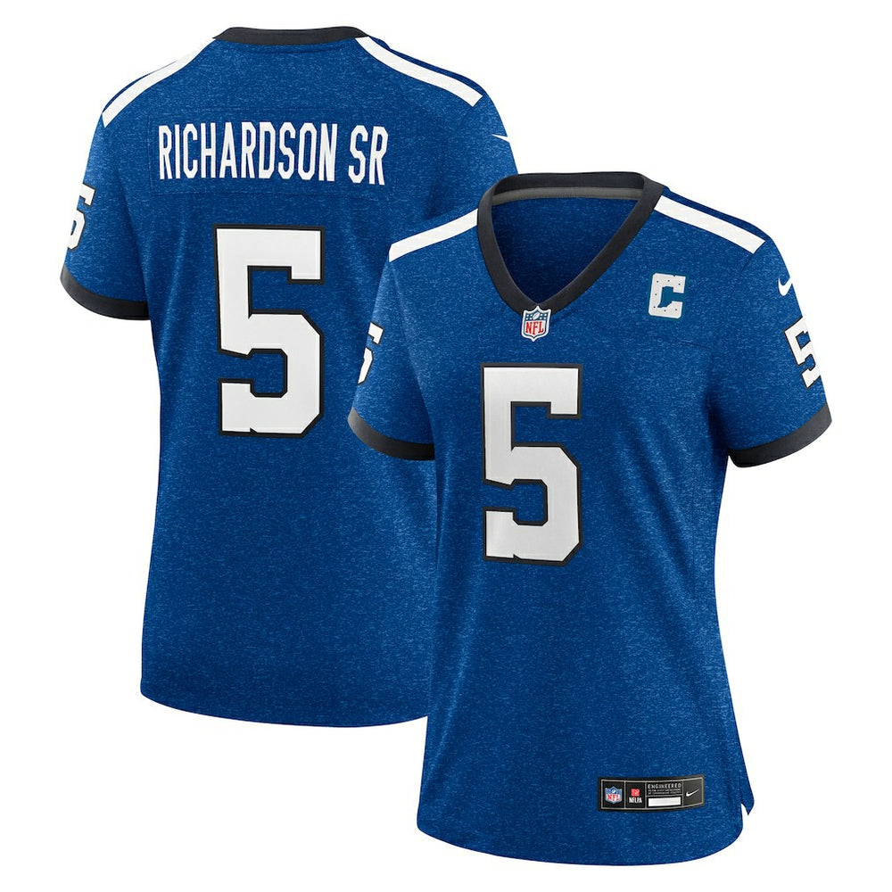 Nike Anthony Richardson Sr. Indianapolis Colts Women's Alternate Indiana Nights Game Jersey Royal
