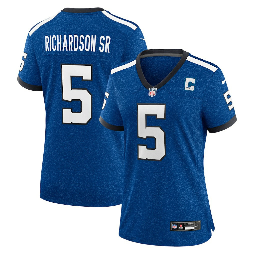 Nike Anthony Richardson Sr. Indianapolis Colts Women's Alternate Indiana Nights Game Jersey Royal
