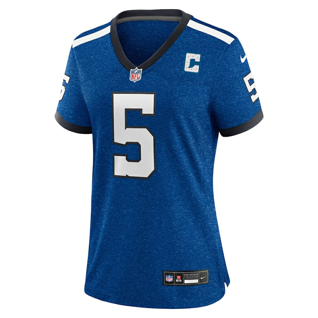 Nike Anthony Richardson Sr. Indianapolis Colts Women's Alternate Indiana Nights Game Jersey Royal