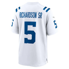 Nike Anthony Richardson Sr. Indianapolis Colts Game Jersey White