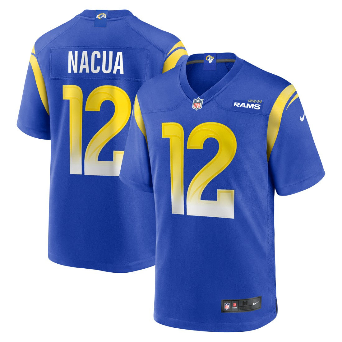 Nike Puka Nacua Los Angeles Rams Game Player Jersey Royal