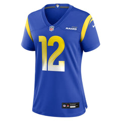 Nike Puka Nacua Los Angeles Rams Women's Game Player Jersey Royal