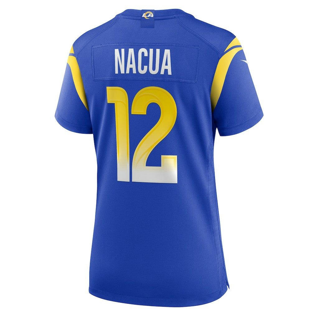 Nike Puka Nacua Los Angeles Rams Women's Game Player Jersey Royal