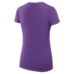 Minnesota Vikings G-III 4Her by Carl Banks Women's Super-Slim Fit Lightweight Subtle Football V-Neck T-Shirt Purple
